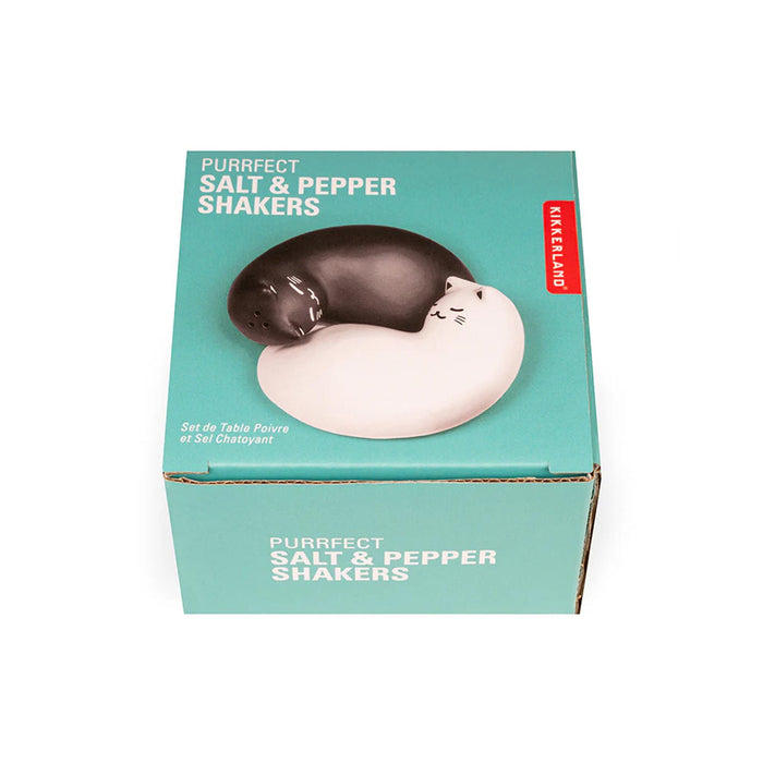 Purrfect Salt & Pepper Shaker Set - packaging