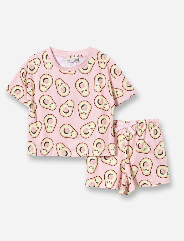 Pyjama 2 pièces imprimé - petite fille