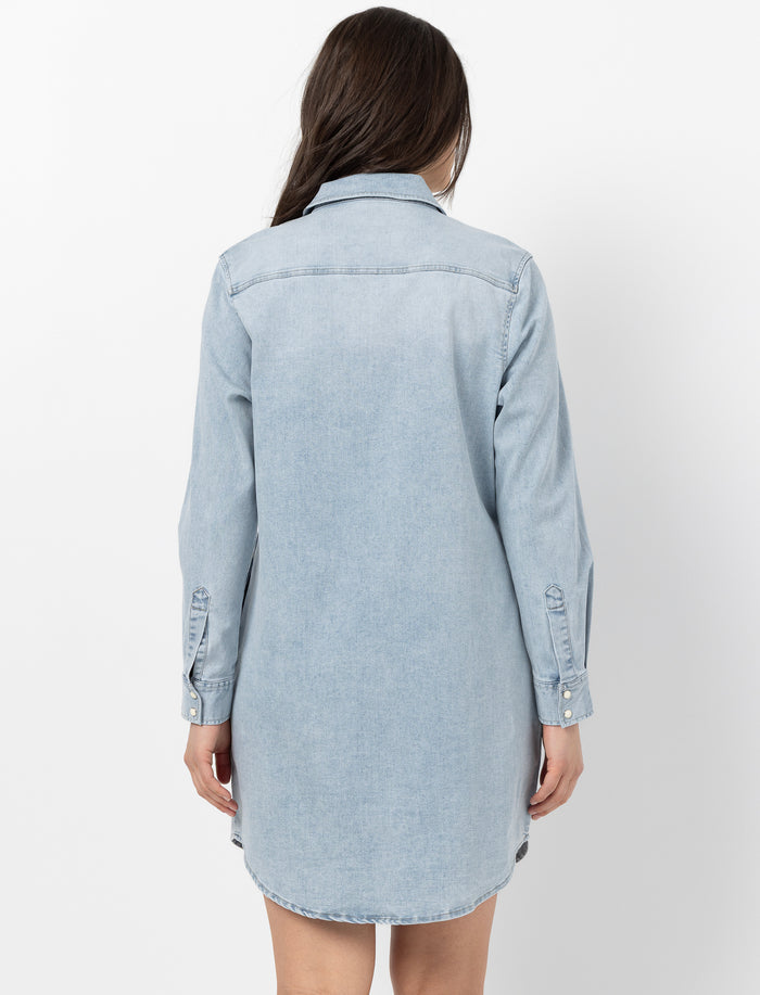 Robe chemise en denim