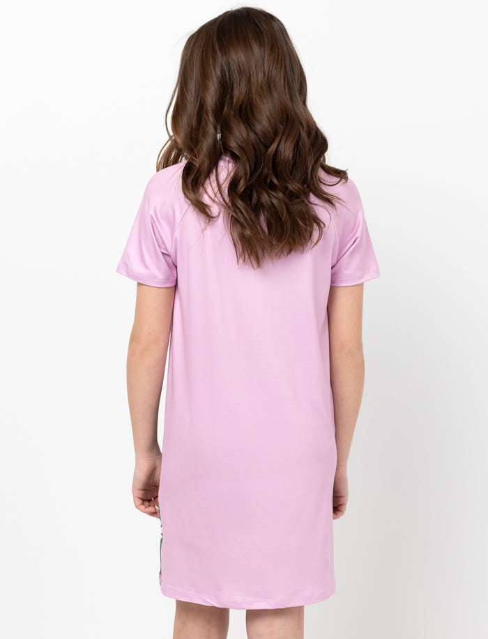 Robe de nuit imprimée à col rond - ado fille