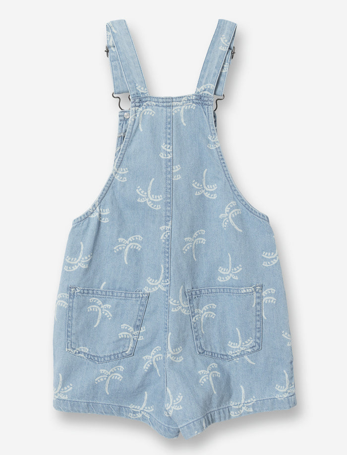 Salopette courte en denim
