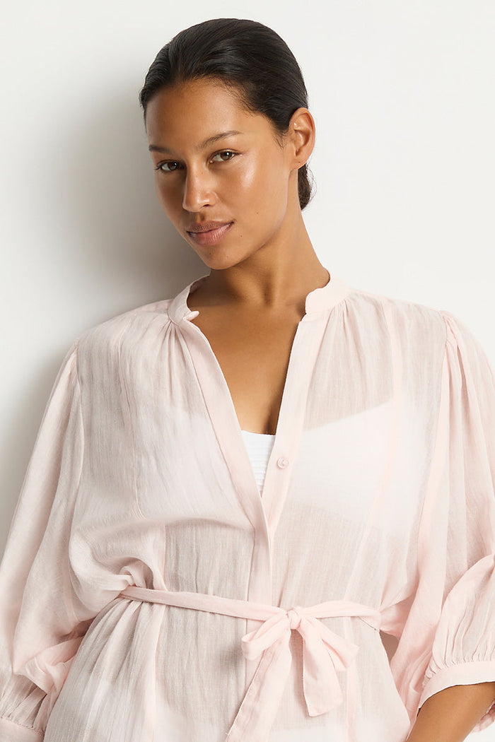 Salt Boho Long Shirt Dress