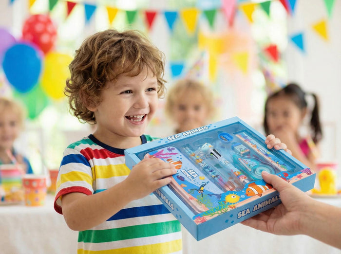 Sea Animals Kids Stationery Gift Set – 8pc Ocean Theme