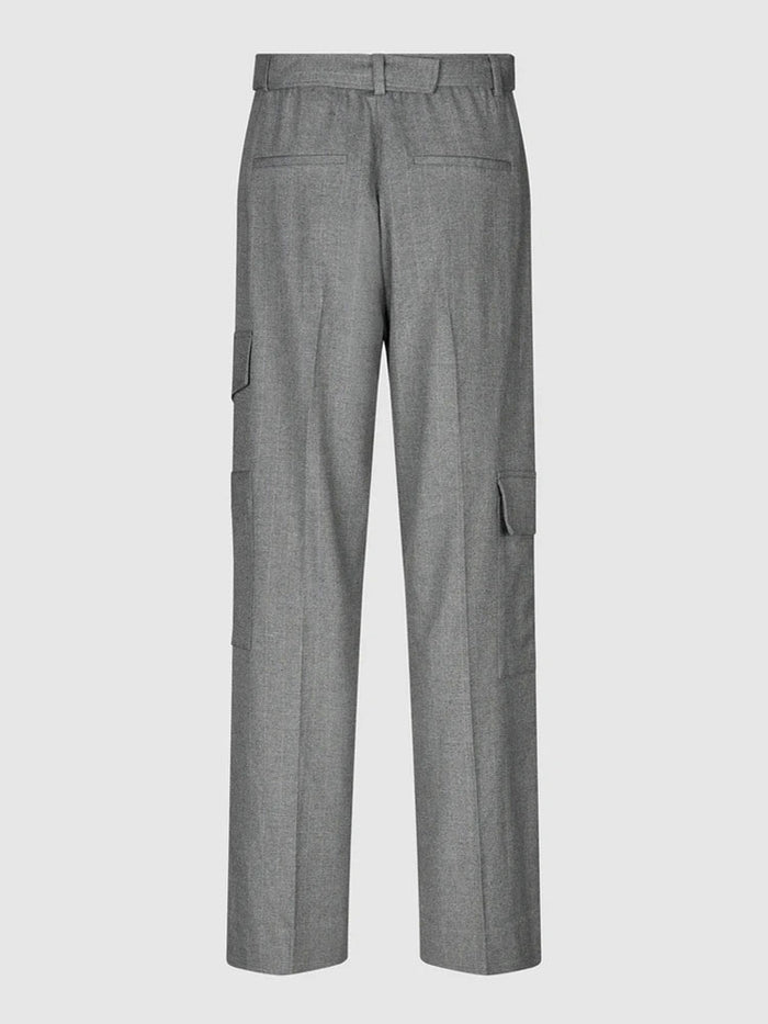 Second Female Holsye Cargo Trousers Grey Melange