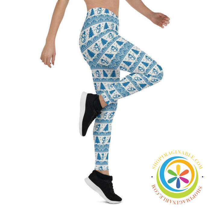 Snowman Sweater Leggings-ShopImaginable.com