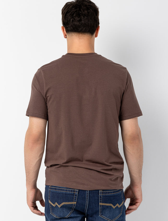 T-shirt à poche imprimée pour homme