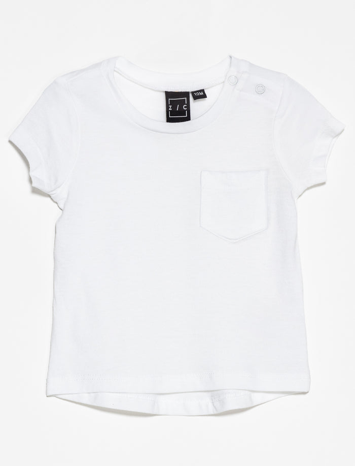 T-shirt à poche uni