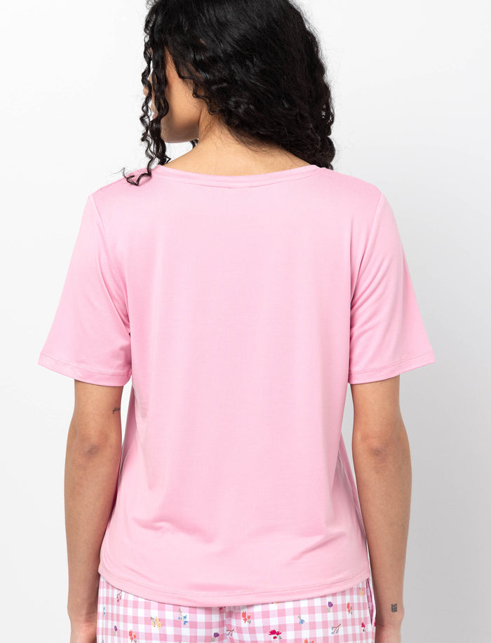 T-shirt de nuit avec imprimé devant
