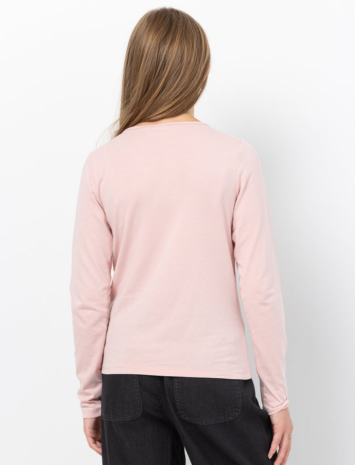 T-shirt en tricot uni pour fille