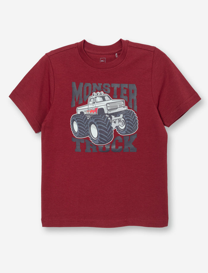 T-shirt imprimé à manches courtes pour petit garçon