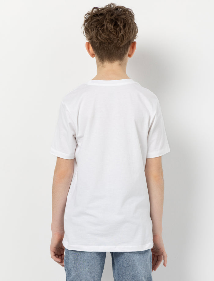 T-shirt uni à manches courtes pour ado garçon