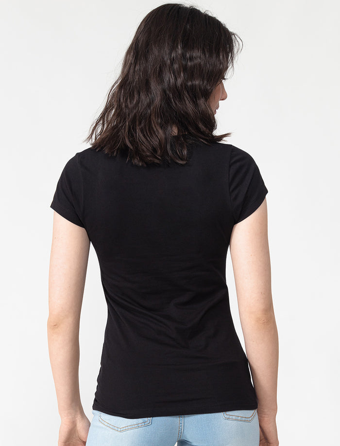 T-shirt uni en coton bio