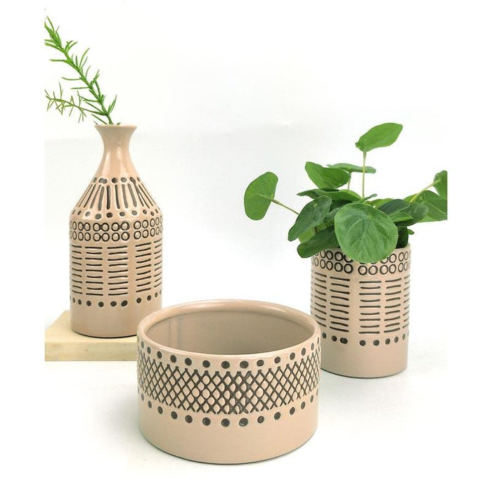 Urban Products Thea Tribal Vase (19.5cm) | Koop.co.nz