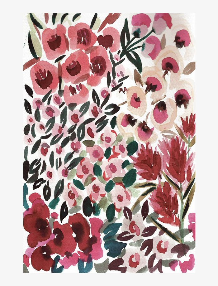 Toile imprimée fleurs
