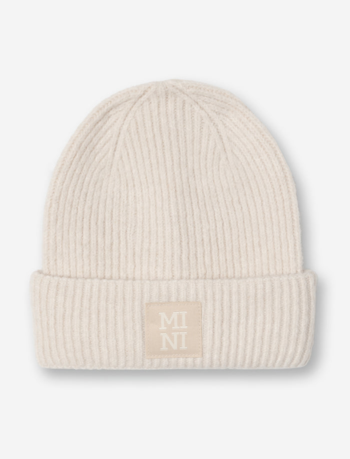 Tuque en tricot unie pour petite fille