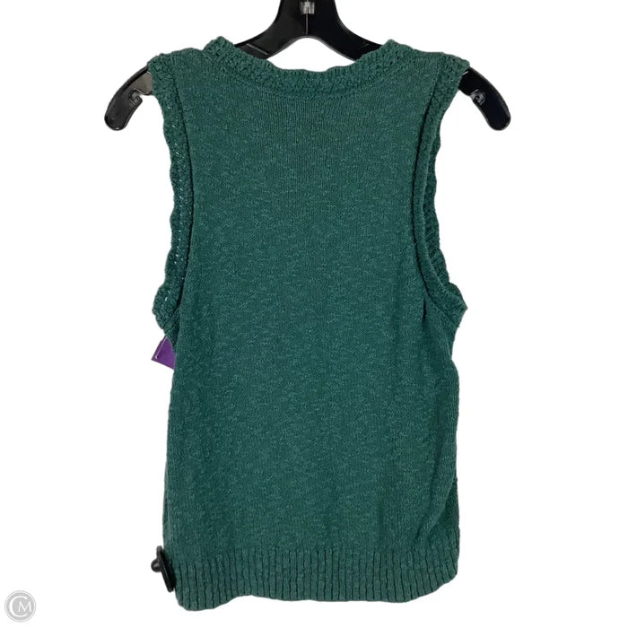 Vest Sweater By J. Crew In Green, Size: S