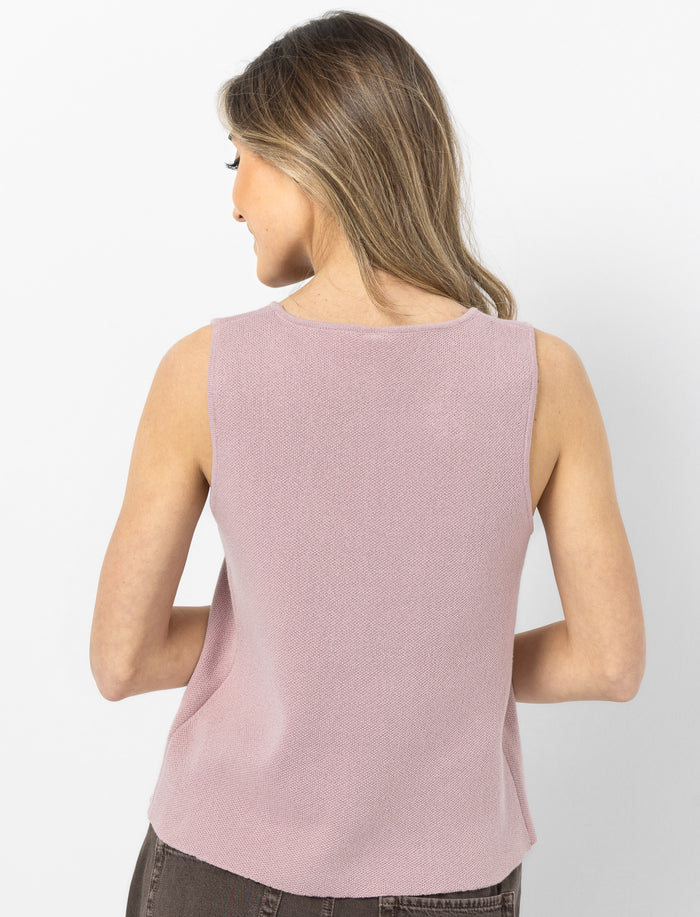Veste sans manches à boutons