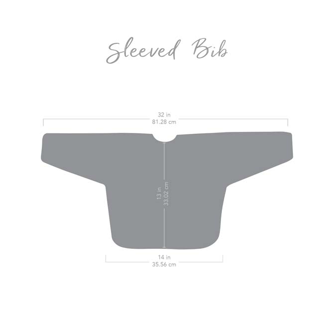 Bumkins Waterproof Sleeved Bib - Rainbows | Koop.co.nz