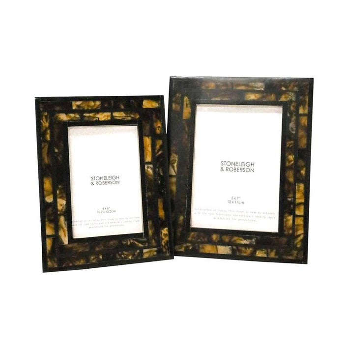 Stoneleigh & Roberson Zanti Bone Photo Frame – 4x6” | Koop.co.nz