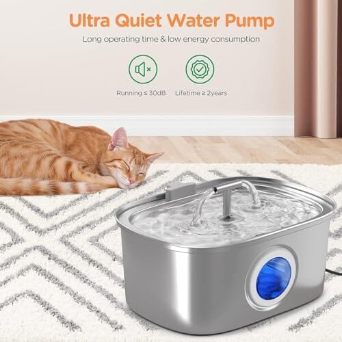 108oz/3.2L Automatic Pet Water Fountain Dog Bowls & Feeders Pet Clever