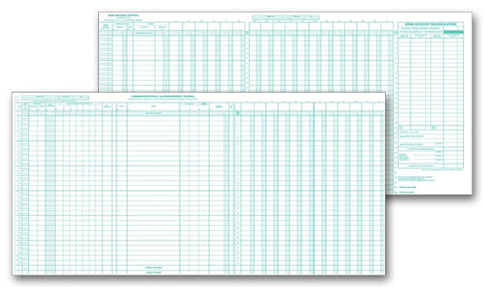 132021N Payroll/General Expense Journal 22 7/16 x 11" QTY 15