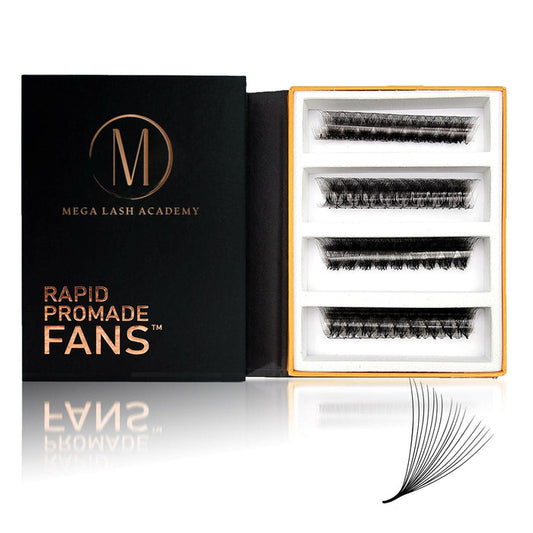 16D Mix Rapid Promade Fans® - 500 Fans Promade Fans Mega Lash Academy
