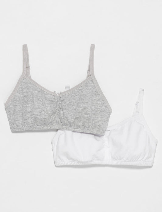 2 bralettes unies
