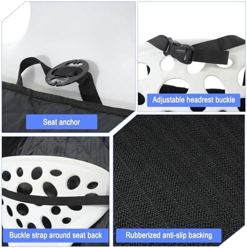 2 Pack Dog Car Seat Cover, Waterproof 600D Oxford Pet Car Front Seat Protector with Side Flaps Travel Pet Clever