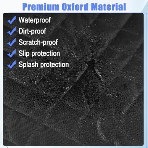 2 Pack Dog Car Seat Cover, Waterproof 600D Oxford Pet Car Front Seat Protector with Side Flaps Travel Pet Clever