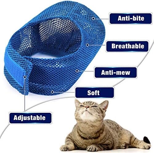 2 Pieces Cat Grooming Washer Mesh Bag Cat Muzzles Breathable Mesh Cat Care & Grooming Pet Clever