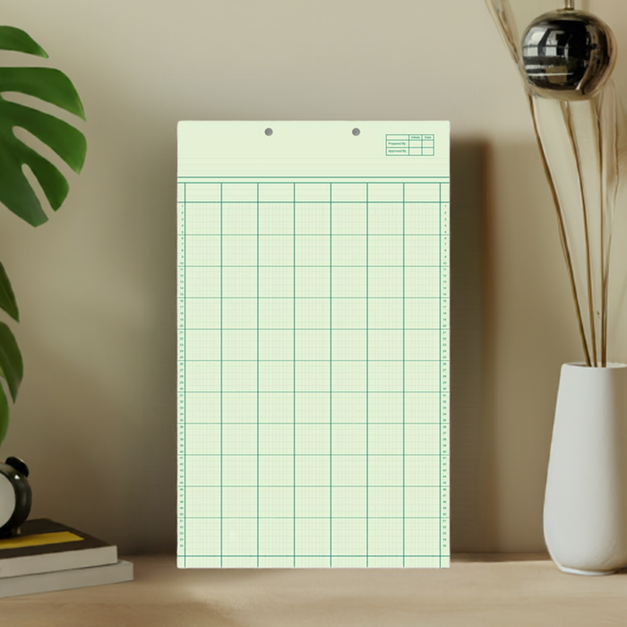 21140 Columnar Work Sheets 7 Columns 8 1/2 x 14" QTY 12 PADS 50 SHEETS PER PAD