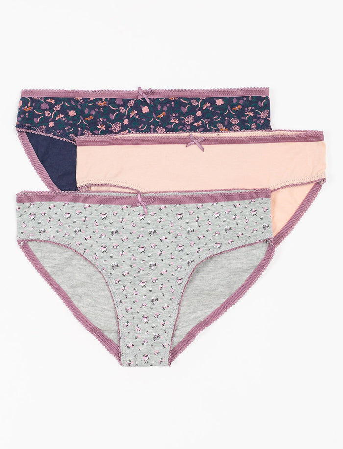 3 culottes bikini