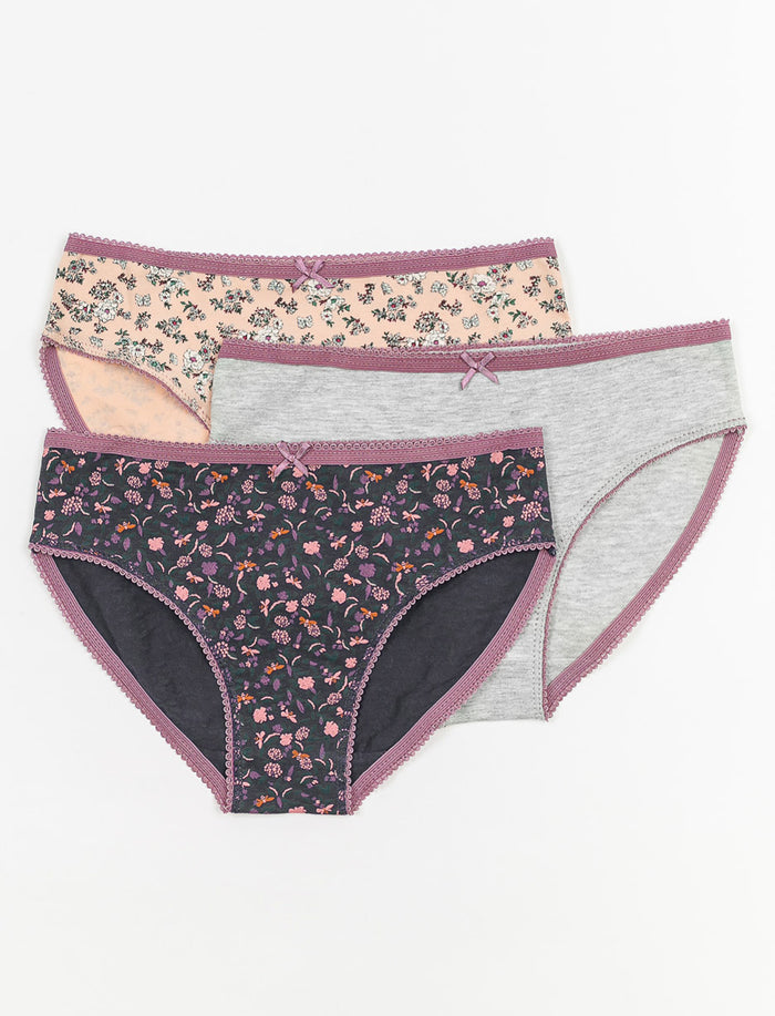 3 culottes bikini