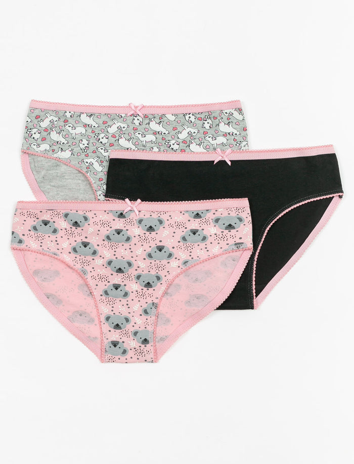 3 culottes bikini
