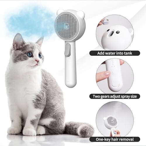 3-in-1 Anti-Static Deshedding Tool for Dogs & Cats Dog Hair Trimmers Pet Clever