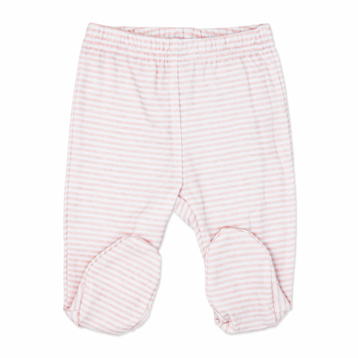 3 Piece Pink Heart Baby Outfit Set – 100% Cotton