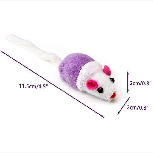 36 Pack 1.8 Inch Small Interactive Cat Toys Mice with Catnip Cat Toys Pet Clever