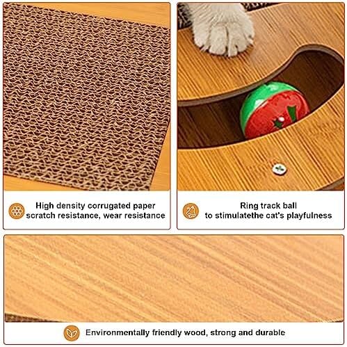 5-in-1 Multifunctional Cardboard Cat Scratcher Dog Hair Trimmers Pet Clever