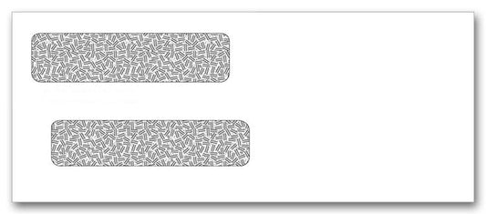 91663 Double Window Confidential Envelope 8 5/8 x 3 5/8" QTY 100