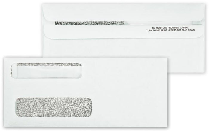 92564 Double Window Envelope Self Seal 8 5/8 x 3 5/8" QTY 100