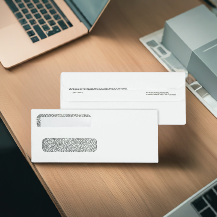 92663 Double Window Confidential Envelope Self Seal QTY 500