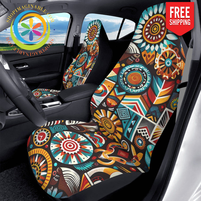 A Cultural Celebration Cloth Car Seat Covers