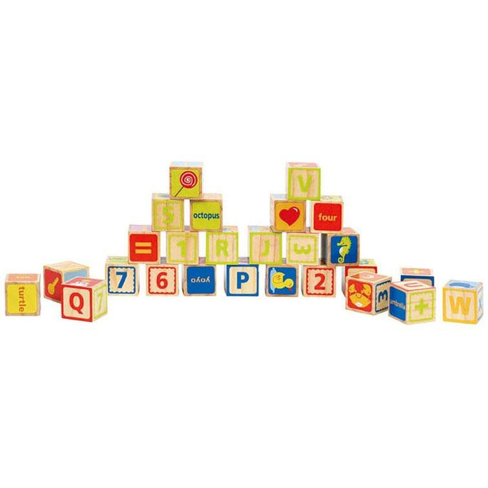 Hape ABC Wooden Blocks (26pc) | Koop.co.nz
