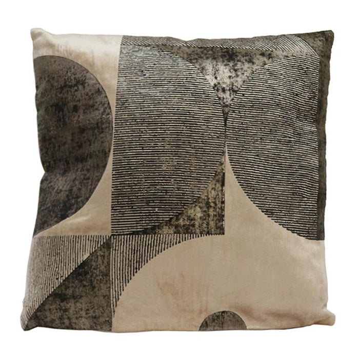 Le Forge Abstract Velvet Cushion (50cm) | Koop.co.nz