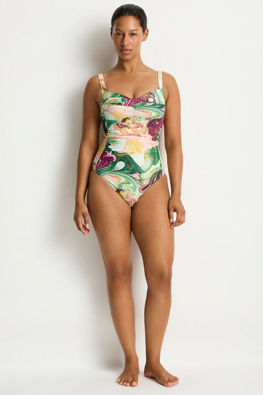 Abyss Twist Front One Piece