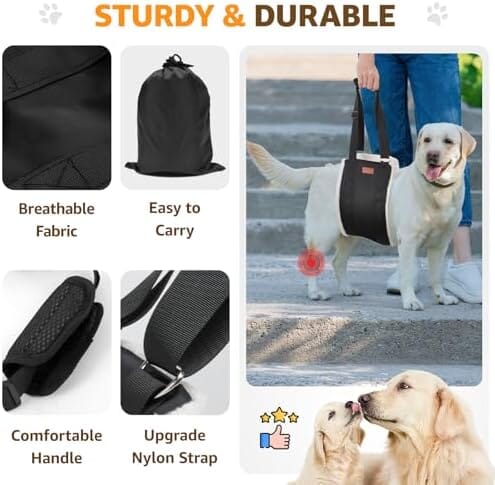 Adjustable Dog Lift Harness Dog Sling for Large Dogs Dog Harness Pet Clever