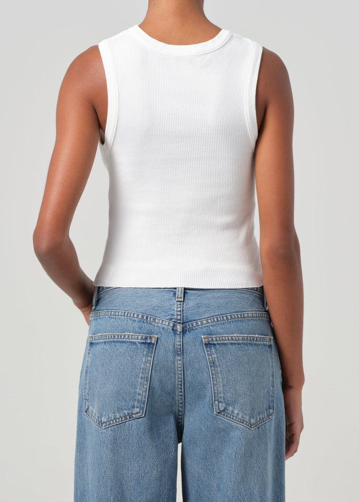 Agolde Shrunken Poppy Tank