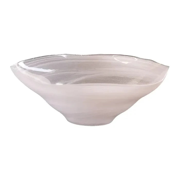 Alabaster Wave Bowl