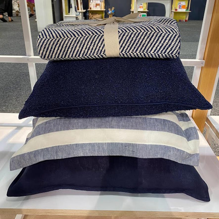Weave Alberto Cushion - Midnight (50cm) | Koop.co.nz