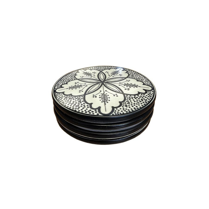 Assemble Aleah Ceramic Coaster Set/4 | Koop.co.nz